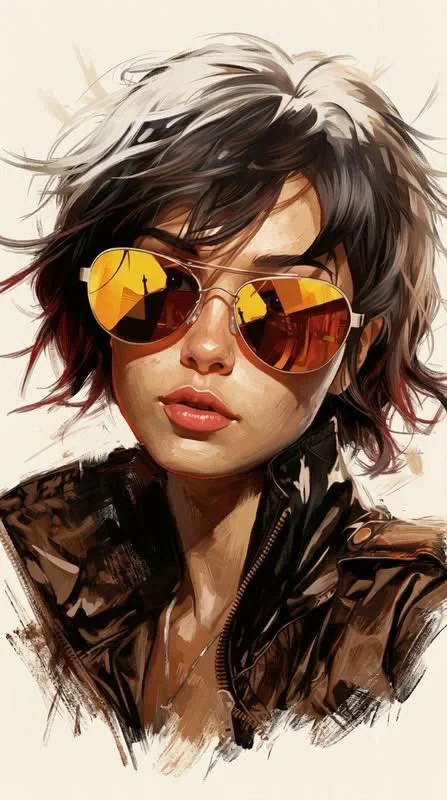 Expressive Oil Painting Portrait